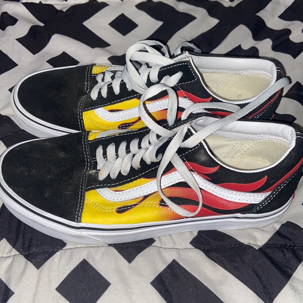 Fire flame vans